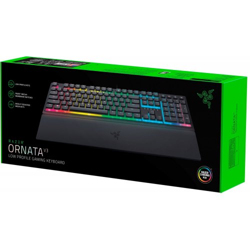 Уценка клавиатура Razer Ornata V3 Mecha-membrane (RZ03-04462100-R371) Black (Вскрытая упаковка, 856738) купить в Украине: Киев, Днепр, Харьков, Одесса  | Низкая цена, отзывы, характеристики от TELEMART фото