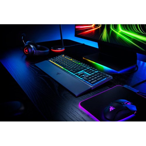 Уценка клавиатура Razer Ornata V3 Mecha-membrane (RZ03-04462100-R371) Black (Вскрытая упаковка, 856738) купить в Украине: Киев, Днепр, Харьков, Одесса  | Низкая цена, отзывы, характеристики от TELEMART фото