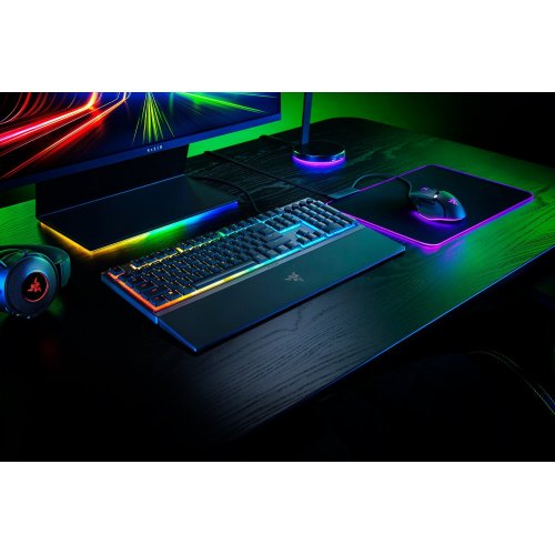 Уценка клавиатура Razer Ornata V3 Mecha-membrane (RZ03-04462100-R371) Black (Вскрытая упаковка, 856738) купить в Украине: Киев, Днепр, Харьков, Одесса  | Низкая цена, отзывы, характеристики от TELEMART фото