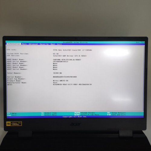 Ноутбук Acer Nitro 5 AN515-58 (NH.QM0AA.001) Obsidian Black (Відновлено продавцем, 856754) купити в Україні: Київ, Львів, Хмельницький, Тернопіль, Івано-Франківськ | Низька ціна, відгуки, характеристики від TELEMART фото