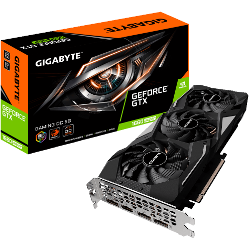 Видеокарта Gigabyte GeForce GTX 1660 SUPER Gaming OC 6144MB (GV-N166SGAMING OC-6GD) (Восстановлено продавцом, 856775) купить в Украине: Киев, Днепр, Харьков, Одесса  | Проверка совместимости, низкая цена, отзывы, характеристики от TELEMART фото