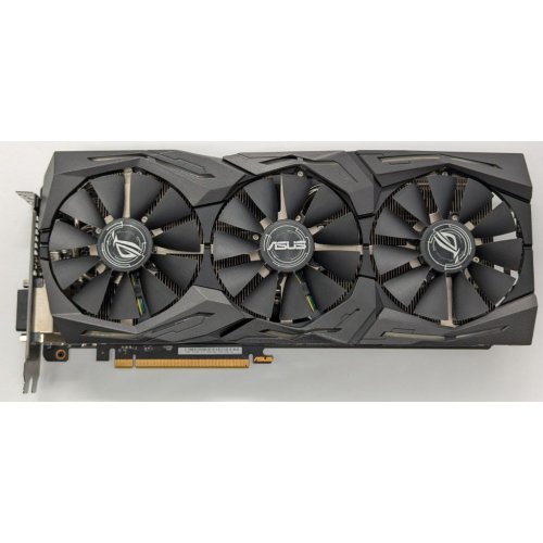 Видеокарта Asus ROG GeForce GTX 1080 TI STRIX 11264MB (ROG-STRIX-GTX1080TI-11G-GAMING) (Восстановлено продавцом, 856778) купить в Украине: Киев, Днепр, Харьков, Одесса  | Проверка совместимости, низкая цена, отзывы, характеристики от TELEMART фото