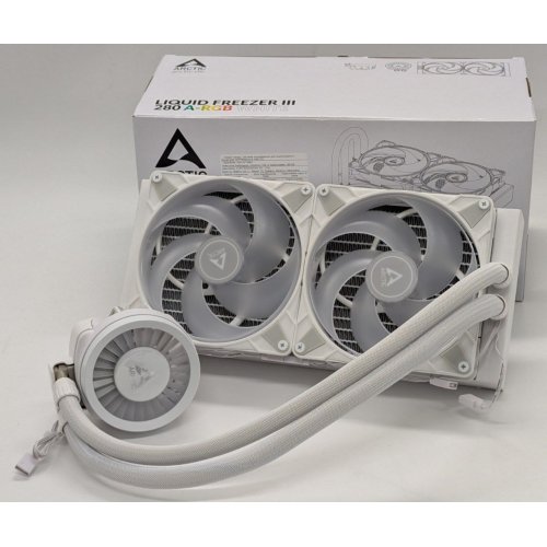 Готовая сво Arctic Liquid Freezer III 280 A-RGB (ACFRE00151A) White (Восстановлено продавцом, 856797) купить в Украине: Киев, Днепр, Харьков, Одесса  | Проверка совместимости, низкая цена, отзывы, характеристики от TELEMART фото