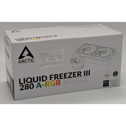 Готовая сво Arctic Liquid Freezer III 280 A-RGB (ACFRE00151A) White (Восстановлено продавцом, 856797) купить в Украине: Киев, Днепр, Харьков, Одесса  | Проверка совместимости, низкая цена, отзывы, характеристики от TELEMART фото