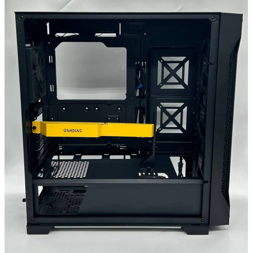 Корпус Gamdias ATHENA P1 Tempered Glass без БЖ (4712960137066) Black (Відновлено продавцем, 856808) купити в Україні: Київ, Львів, Хмельницький, Тернопіль, Івано-Франківськ | Перевірка сумісності, низька ціна, відгуки, характеристики від TELEMART фото