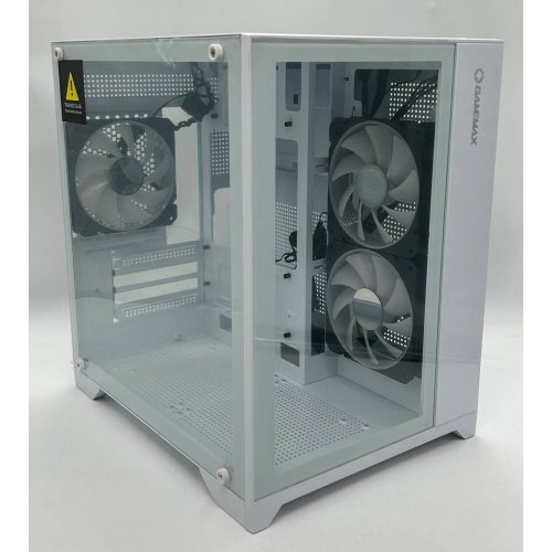 Корпус GAMEMAX Infinity Mini Tempered Glass без БЖ White (Відновлено продавцем, 856834) купити в Україні: Київ, Львів, Хмельницький, Тернопіль, Івано-Франківськ | Перевірка сумісності, низька ціна, відгуки, характеристики від TELEMART фото