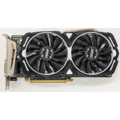 Відеокарта MSI Radeon RX 570 ARMOR 4096MB (RX 570 ARMOR 4G) (Відновлено продавцем, 856841) купити в Україні: Київ, Львів, Хмельницький, Тернопіль, Івано-Франківськ | Перевірка сумісності, низька ціна, відгуки, характеристики від TELEMART фото