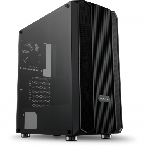 Корпус Vinga Legend без БЖ Black (Відновлено продавцем, 856959) купити в Україні: Київ, Львів, Хмельницький, Тернопіль, Івано-Франківськ | Перевірка сумісності, низька ціна, відгуки, характеристики від TELEMART фото