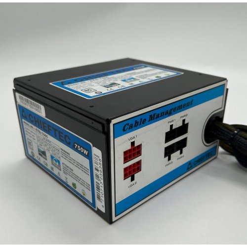 Блок питания CHIEFTEC A-80 750W (CTG-750C) (Восстановлено продавцом, 856964) купить в Украине: Киев, Днепр, Харьков, Одесса  | Проверка совместимости, низкая цена, отзывы, характеристики от TELEMART фото