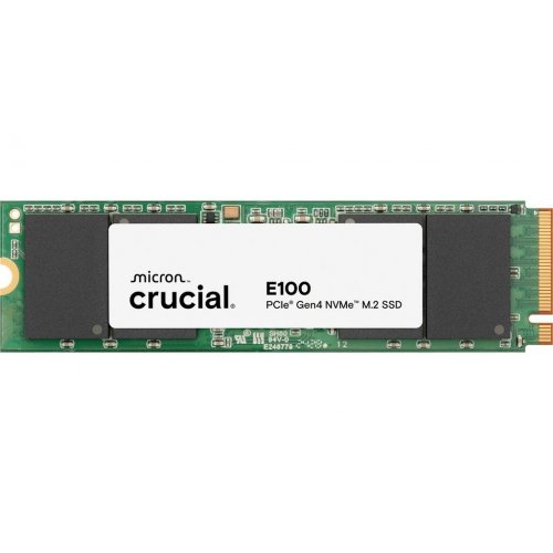 Уценка ssd-диск Crucial E100 480GB M.2 (2280 PCI-E) NVMe x4 (CT480E100SSD8) (Вскрытая упаковка, 856969) купить в Украине: Киев, Днепр, Харьков, Одесса  | Проверка совместимости, низкая цена, отзывы, характеристики от TELEMART фото