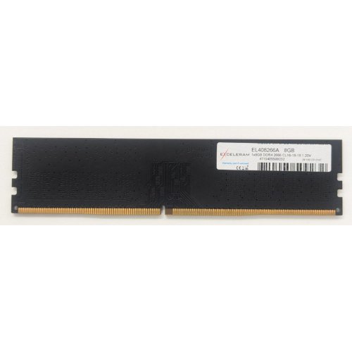 Озу Exceleram DDR4 8GB 2666Mhz (E408269A) (Восстановлено продавцом, 857002) купить в Украине: Киев, Днепр, Харьков, Одесса  | Проверка совместимости, низкая цена, отзывы, характеристики от TELEMART фото