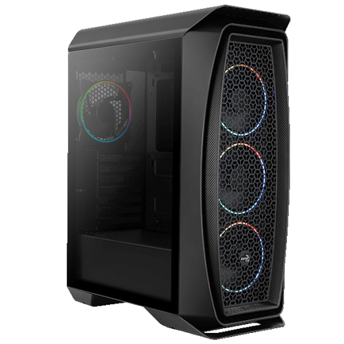 Корпус Aerocool Aero One Eclipse ARGB Tempered Glass без БЖ (ACCM-PB17143.11) Black (Відновлено продавцем, 857018) купити в Україні: Київ, Львів, Хмельницький, Тернопіль, Івано-Франківськ | Перевірка сумісності, низька ціна, відгуки, характеристики від TELEMART фото
