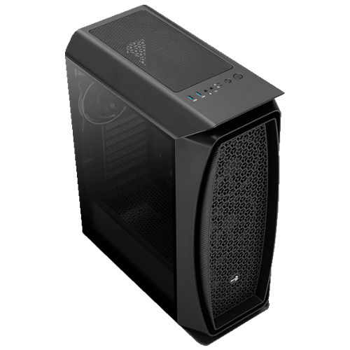 Корпус Aerocool Aero One Eclipse ARGB Tempered Glass без БЖ (ACCM-PB17143.11) Black (Відновлено продавцем, 857018) купити в Україні: Київ, Львів, Хмельницький, Тернопіль, Івано-Франківськ | Перевірка сумісності, низька ціна, відгуки, характеристики від TELEMART фото