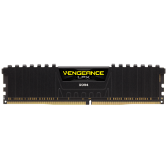 Озу Corsair DDR4 8GB 2400Mhz Vengeance LPX (CMK8GX4M1A2400C14) Black (Восстановлено продавцом, 857094)