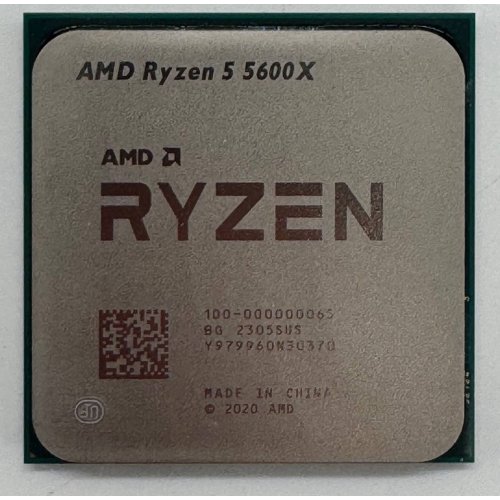 Процесор AMD Ryzen 5 5600X 3.7(4.6)GHz 32MB sAM4 Tray (100-000000065) (Відновлено продавцем, 857096) купити в Україні: Київ, Львів, Хмельницький, Тернопіль, Івано-Франківськ | Перевірка сумісності, низька ціна, відгуки, характеристики від TELEMART фото
