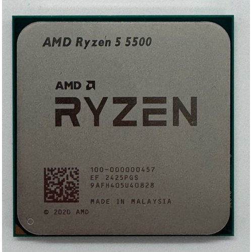 Процесор AMD Ryzen 5 5500 3.6(4.2)GHz 16MB sAM4 Tray (100-000000457) (Відновлено продавцем, 857097) купити в Україні: Київ, Львів, Хмельницький, Тернопіль, Івано-Франківськ | Перевірка сумісності, низька ціна, відгуки, характеристики від TELEMART фото