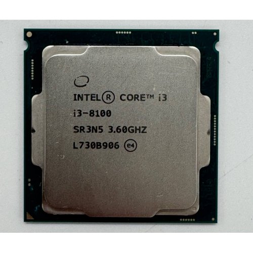 Процесор Intel Core i3-8100 3.6GHz 6MB s1151 Tray (CM8068403377308) (Відновлено продавцем, 857102) купити в Україні: Київ, Львів, Хмельницький, Тернопіль, Івано-Франківськ | Перевірка сумісності, низька ціна, відгуки, характеристики від TELEMART фото