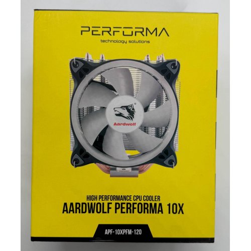 Кулер Aardwolf Performa 10X (APF-10XPFM-120) (Відновлено продавцем, 857134) купити в Україні: Київ, Львів, Хмельницький, Тернопіль, Івано-Франківськ | Перевірка сумісності, низька ціна, відгуки, характеристики від TELEMART фото
