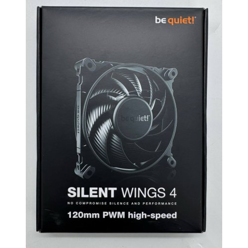 Кулер для корпуса Be Quiet! Silent Wings 4 120 PWM High-Speed (BL094) (Відновлено продавцем, 857345) купити в Україні: Київ, Львів, Хмельницький, Тернопіль, Івано-Франківськ | Перевірка сумісності, низька ціна, відгуки, характеристики від TELEMART фото