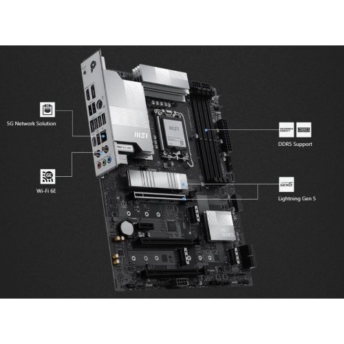 Материнская плата MSI PRO Z890-P WIFI6E (s1851, Intel Z890) купить в Украине: Киев, Днепр, Харьков, Одесса  | Проверка совместимости, низкая цена, отзывы, характеристики от TELEMART фото