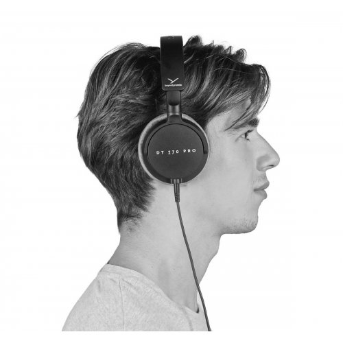 Навушники Beyerdynamic DT 270 PRO Black купити в Україні: Київ, Львів, Хмельницький, Тернопіль, Івано-Франківськ | Низька ціна, відгуки, характеристики від TELEMART фото