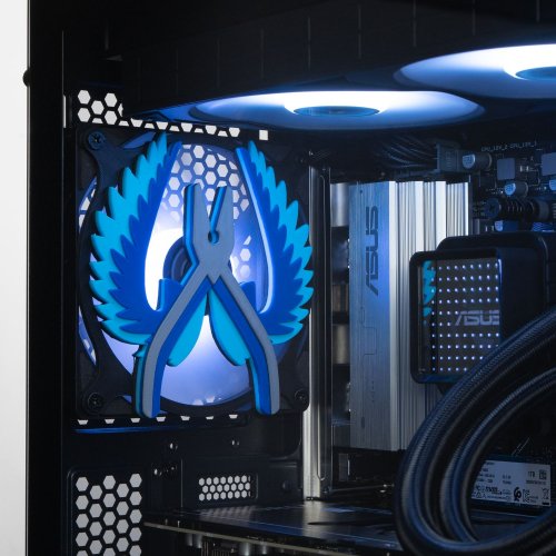 Накладка для вентилятора EVOLVE Fan Grill Emblem CS: Counter Terrorist купить в Украине: Киев, Днепр, Харьков, Одесса  | Низкая цена, отзывы, характеристики от TELEMART фото