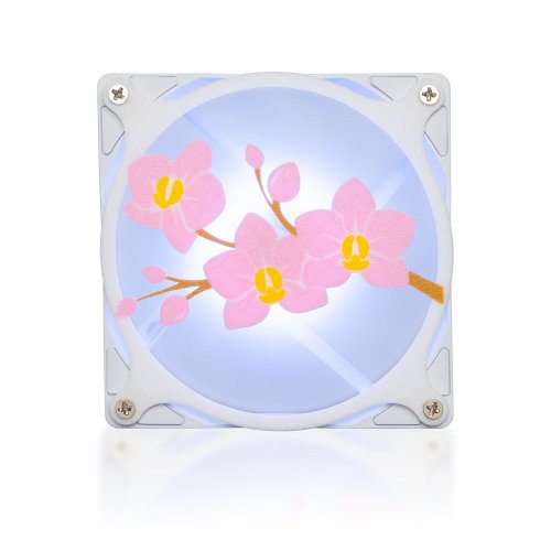 Накладка для вентилятора EVOLVE Fan Grill Pink Flower купить в Украине: Киев, Днепр, Харьков, Одесса  | Низкая цена, отзывы, характеристики от TELEMART фото