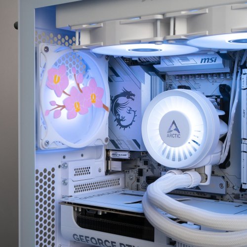 Накладка для вентилятора EVOLVE Fan Grill Pink Flower купить в Украине: Киев, Днепр, Харьков, Одесса  | Низкая цена, отзывы, характеристики от TELEMART фото