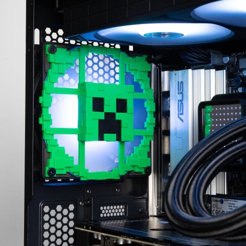 Накладка для вентилятора EVOLVE Fan Grill Minecraft: Creeper купить в Украине: Киев, Днепр, Харьков, Одесса  | Низкая цена, отзывы, характеристики от TELEMART фото