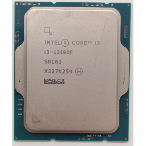 Процесор Intel Core i3-12100F 3.3(4.3)GHz 12MB s1700 Box (BX8071512100F) (Відновлено продавцем, 857415) купити в Україні: Київ, Львів, Хмельницький, Тернопіль, Івано-Франківськ | Перевірка сумісності, низька ціна, відгуки, характеристики від TELEMART фото