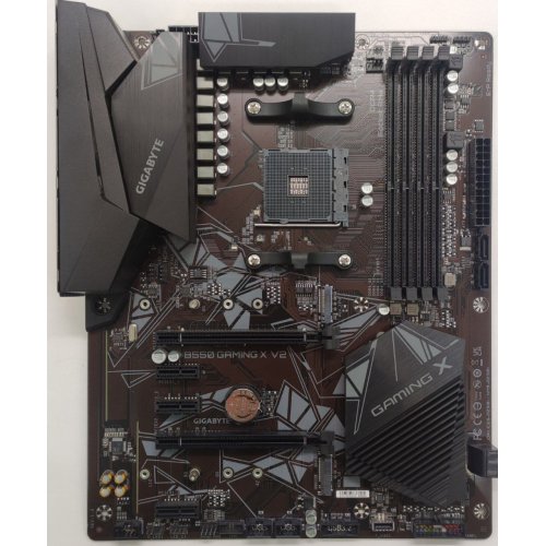Материнская плата Gigabyte B550 GAMING X V2 (sAM4, AMD B550) (Восстановлено продавцом, 857428) купить в Украине: Киев, Днепр, Харьков, Одесса  | Проверка совместимости, низкая цена, отзывы, характеристики от TELEMART фото