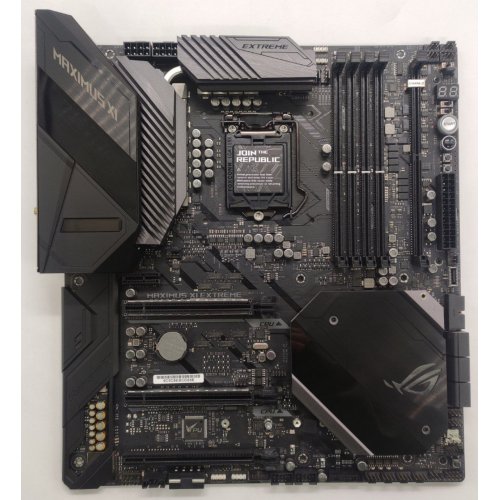 Материнская плата Asus ROG MAXIMUS XI EXTREME (s1151-V2, Intel Z390) (Восстановлено продавцом, 857460) купить в Украине: Киев, Днепр, Харьков, Одесса  | Проверка совместимости, низкая цена, отзывы, характеристики от TELEMART фото