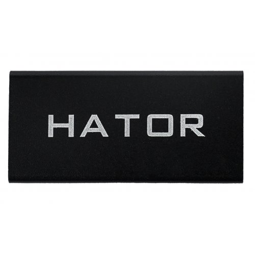 Переходник HATOR USB Type-A 3.0 to Type-C (ACC-215) Black купить в Украине: Киев, Днепр, Харьков, Одесса  | Низкая цена, отзывы, характеристики от TELEMART фото
