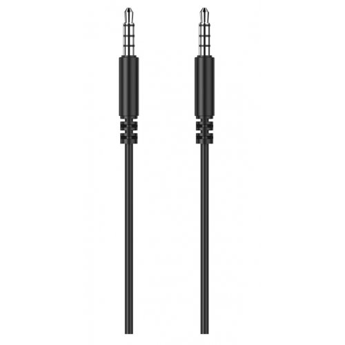 Кабель HATOR Cable 3.5mm 1.3m (ACC411) Black купить в Украине: Киев, Днепр, Харьков, Одесса  | Низкая цена, отзывы, характеристики от TELEMART фото
