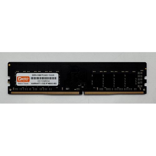 Озп DATO DDR4 8GB 2400MHz (DT8G4DLDND24) (Відновлено продавцем, 857601) купити в Україні: Київ, Львів, Хмельницький, Тернопіль, Івано-Франківськ | Перевірка сумісності, низька ціна, відгуки, характеристики від TELEMART фото