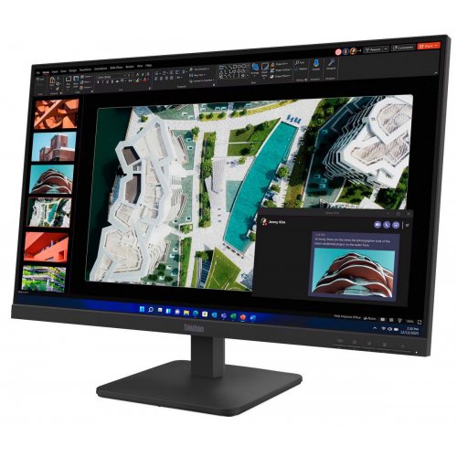 Монитор Lenovo 27" ThinkVision S27-4e (64BEKAT1UA) Black купить в Украине: Киев, Днепр, Харьков, Одесса  | Низкая цена, отзывы, характеристики от TELEMART фото