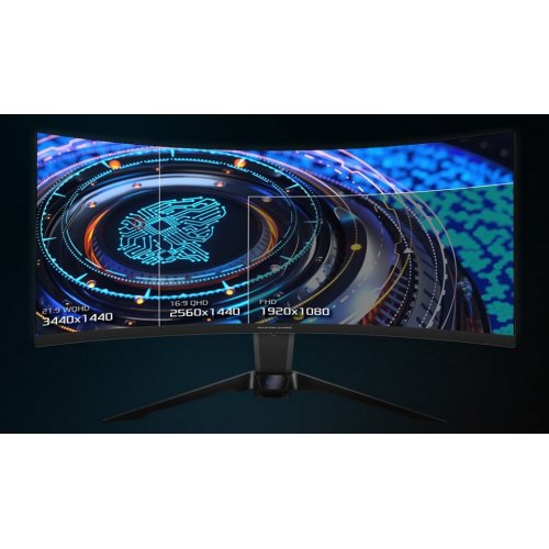 Монітор ASRock 34" PG34QRT2B Black купити в Україні: Київ, Львів, Хмельницький, Тернопіль, Івано-Франківськ | Низька ціна, відгуки, характеристики від TELEMART фото