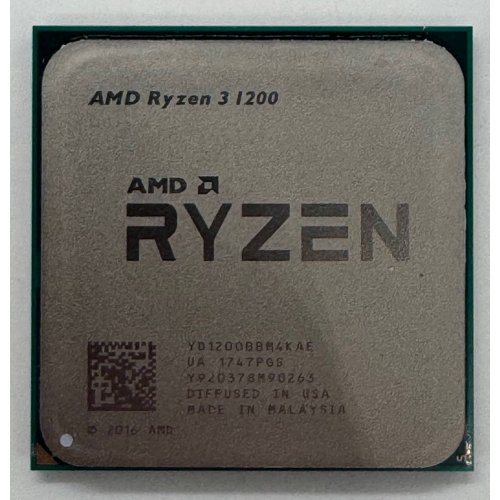 Процесор AMD Ryzen 3 1200 3.1(3.4)GHz sAM4 Tray (YD1200BBAEMPK) (Відновлено продавцем, 857612) купити в Україні: Київ, Львів, Хмельницький, Тернопіль, Івано-Франківськ | Перевірка сумісності, низька ціна, відгуки, характеристики від TELEMART фото