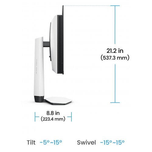 Монітор BenQ 26.5" EX271UZ (9H.LP2LA.TBE) White купити в Україні: Київ, Львів, Хмельницький, Тернопіль, Івано-Франківськ | Низька ціна, відгуки, характеристики від TELEMART фото
