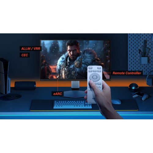 Монітор BenQ 26.5" EX271UZ (9H.LP2LA.TBE) White купити в Україні: Київ, Львів, Хмельницький, Тернопіль, Івано-Франківськ | Низька ціна, відгуки, характеристики від TELEMART фото