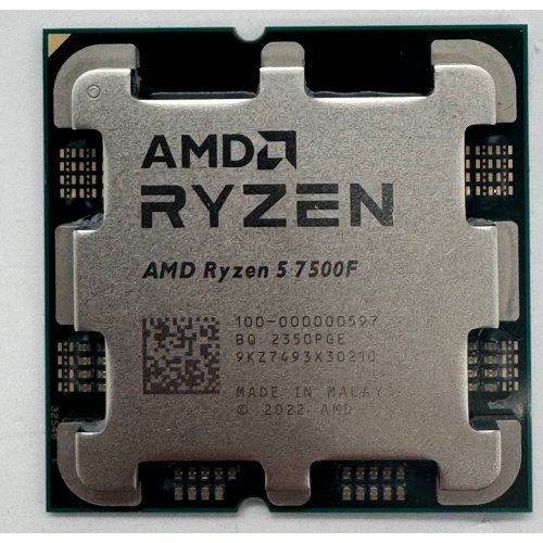 Процессор AMD Ryzen 5 7500F 3.7(5.0)GHz 32MB sAM5 Tray (100-000000597) (Восстановлено продавцом, 857619) купить в Украине: Киев, Днепр, Харьков, Одесса  | Проверка совместимости, низкая цена, отзывы, характеристики от TELEMART фото
