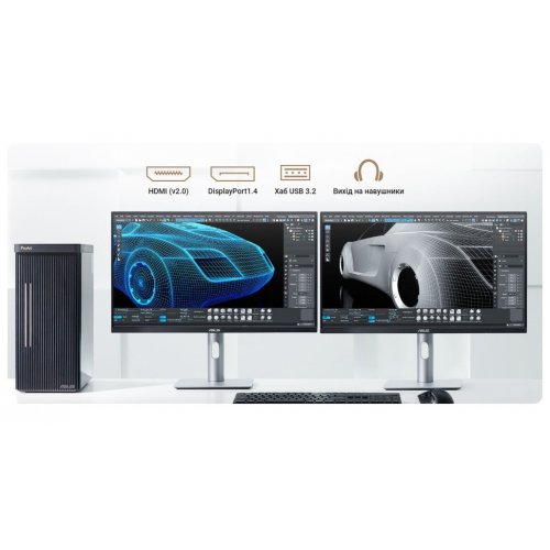 Монитор Asus 27" ProArt PA278QGV (90LM05L1-B01K71) Black/Silver купить в Украине: Киев, Днепр, Харьков, Одесса  | Низкая цена, отзывы, характеристики от TELEMART фото