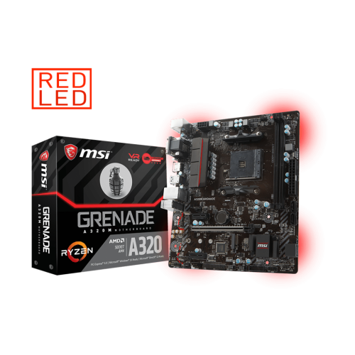 Материнская плата MSI A320M GRENADE (sAM4, AMD A320) (Восстановлено продавцом, 857628) купить в Украине: Киев, Днепр, Харьков, Одесса  | Проверка совместимости, низкая цена, отзывы, характеристики от TELEMART фото
