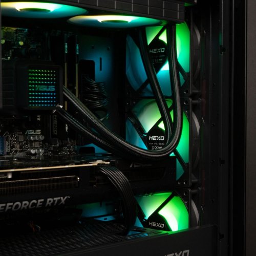 Компьютер HEXO Gaming TwinFront Pro (HGP-B850TF780X3DN508-D532S1TBK) Black купить в Украине: Киев, Днепр, Харьков, Одесса  | Низкая цена, отзывы, характеристики от TELEMART фото