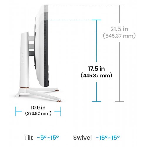 Уцінка монітор BenQ 27" EX271Q (9H.LNCLB.QBE) White (Розкрита упаковка, 857655) купити в Україні: Київ, Львів, Хмельницький, Тернопіль, Івано-Франківськ | Низька ціна, відгуки, характеристики від TELEMART фото