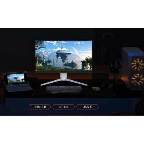 Уцінка монітор BenQ 27" EX271Q (9H.LNCLB.QBE) White (Розкрита упаковка, 857655) купити в Україні: Київ, Львів, Хмельницький, Тернопіль, Івано-Франківськ | Низька ціна, відгуки, характеристики від TELEMART фото