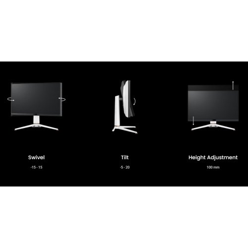 Уцінка монітор BenQ 27" EX271Q (9H.LNCLB.QBE) White (Розкрита упаковка, 857655) купити в Україні: Київ, Львів, Хмельницький, Тернопіль, Івано-Франківськ | Низька ціна, відгуки, характеристики від TELEMART фото