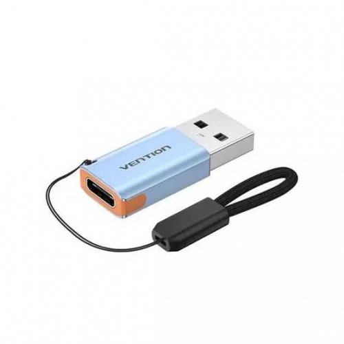 Кабель Vention USB 3.0 to USB Type-C (CUAH0) Blue купить в Украине: Киев, Днепр, Харьков, Одесса  | Низкая цена, отзывы, характеристики от TELEMART фото