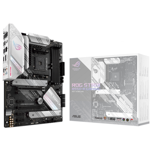 Материнська плата Asus ROG STRIX B550-A GAMING (sAM4, AMD B550) (Відновлено продавцем, 857710) купити в Україні: Київ, Львів, Хмельницький, Тернопіль, Івано-Франківськ | Перевірка сумісності, низька ціна, відгуки, характеристики від TELEMART фото