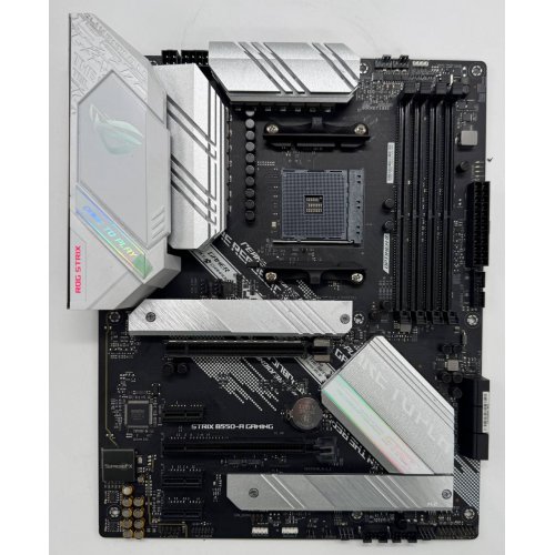 Материнська плата Asus ROG STRIX B550-A GAMING (sAM4, AMD B550) (Відновлено продавцем, 857710) купити в Україні: Київ, Львів, Хмельницький, Тернопіль, Івано-Франківськ | Перевірка сумісності, низька ціна, відгуки, характеристики від TELEMART фото